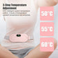 Period Pain Cramp Relief Belt -Portable Menstrual Heating Pad, Heated Belly Belt for Menstrual Cramp Relief with 3 Heat Levels and 4 Modes, Electric Belt Massage for Women and Girls
